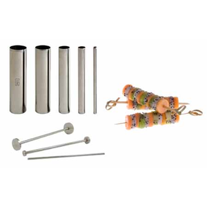 Food designer set de 5 tubes Ø5-10-15-20-25mm