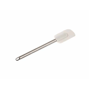 Spatule silicone blanc/inox 29cm
