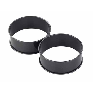 Anneau pour pocher oeufs antiadhésifs 2pcs