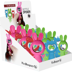 Flessenopener Animals (18 in display)