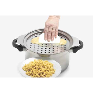 Spaetzle plaat Ø275mm met deegschraper