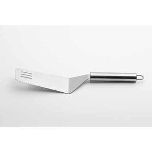 Spatule coudée avec tranchant ondulée