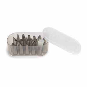 Lot de 27 douilles inox avec adapteur en boîte