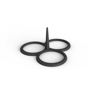 Blinivorm 3 silicone Ø totaal 22,5cm Ø blini 10cm