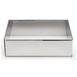 Bakring inox rechthoek verstelbaar 25->46cm/17->32cm