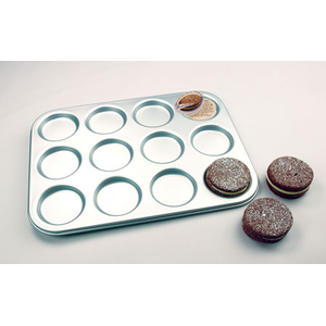 Plaque à whoopies silver-top 12pcs.