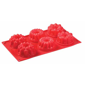 Mini tulbans silicone 6-pièces