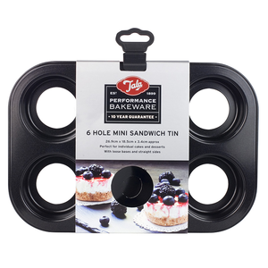 Mini cake-muffin-sandwich Performance 6cups losse bodem