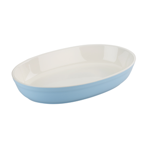 Plat à rôtir Stoneware ovale 33cm bleu