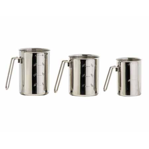 Pot graduée inox 1L