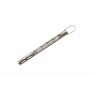 Suikerthermometer +80°C  +200°C  inox omhuld