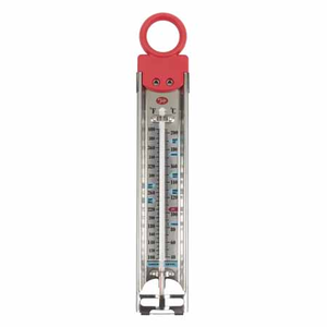 Bak- en confituurthermometer met rood handvat