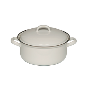 Casserole à couvercle Ø18cm blanc