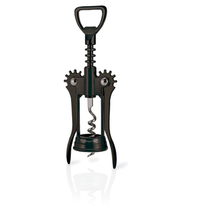 Tire-bouchon inox avec caoutchouc noir