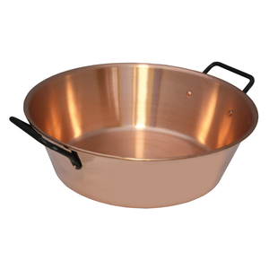 Bassine à confiture cuivre 38cm 9L spécial gas