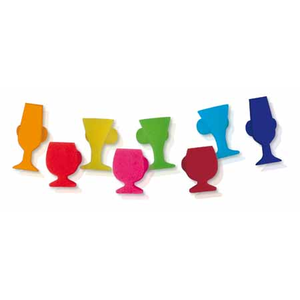 Marquers à verres petits verres 8 pièces