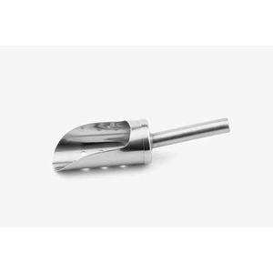 Ijsblokjesschep inox geperforeerd