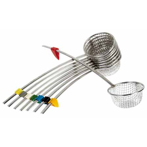 Set van 4  zeefjes voor Fondue Inox Ø6cm