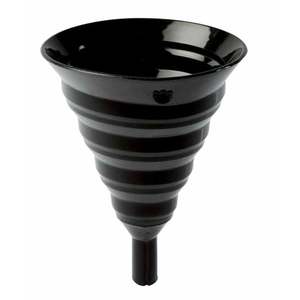 Funnel collapsible noir 12cm H15cm