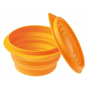 FoodContainer flexi 0.5L 140xH 70mm oranje