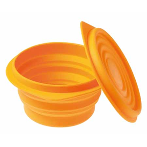 FoodContainer flexi 0.5L 140xH 70mm orange