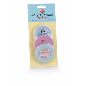 Set de 3 couvercles assortiment sur carte
