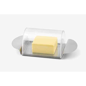 Cloche à beurre/fromage 11,5x19cm inox