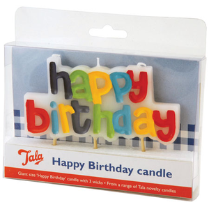 Happy Birthday candles