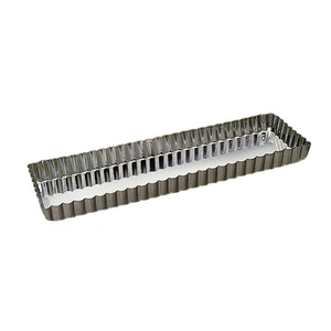 Taartvorm rechthoek gekarteld 35x11cm (3)