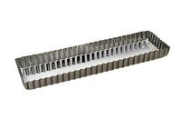 Taartvorm rechthoek gekarteld 35x11cm h2,5cm
