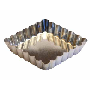 Moule cannelée carré 10cm h2cm