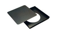 Taartvorm vierk. m/losse bodem gekarteld 23x23x2,5cm