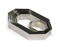 Cercle à tarte Vichy 10cm h4,5cm - Dernière pcs
