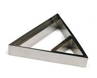 Taartring driehoek 8cm h4,5cm - Laatste stuks