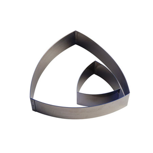 Cercle à tarte triangle bombé 8cm h4,5cm - Dernière pcs