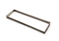 Taartring rechthoek inox 35x11cm h2cm