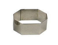 Cercle à tarte vichy inox 5,5cm h3cm - Dernière pcs