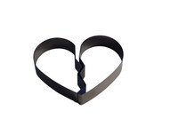 Cercle à tarte coeur brisé inox 11cm h3cm - Dernière pcs