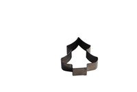 Cercle à tarte sapin de Noël inox 8cm h3cm