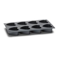 Vorm voor 8 mini-hart silicone