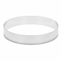 Cercle à Tarte Inox 24Cm H 4.5Cm