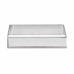 Cercle inox rectangulaire ajustable 25 ->46cm