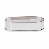 Bakraam inox ovaal verstelbaar 27->40cm (A)