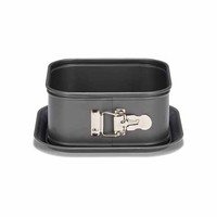 Springvorm vierkant m/lekrand hoge ring Profi 18x8cm (A)