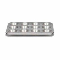 Plaque à mini muffin Silver-Top 12pcs