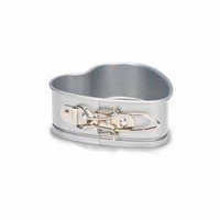 Springvorm hart silver-top 12cm