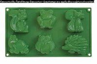 In The wood -  6 figuren silicone