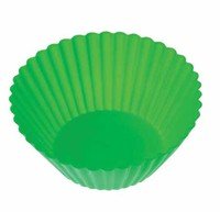 Blister 6 ronde muffinvormpjes silicone