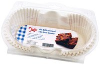 Moules à cake en papier/silicone ovale lot de 40