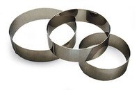 Cercle à vacherin inox Ø6,5cm h6cm - Dernière pcs